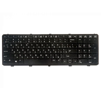 Клавиатура для ноутбука HP ProBook 450 G0, 450 G1, 455 G1, 470 G0, 470 G1, черная, с рамкой